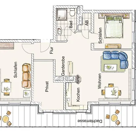 Seeresidenz Haus Nordic Lägenhet *